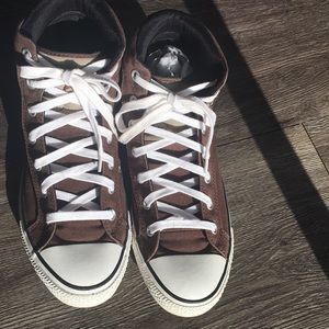 Men's converse blown and cream